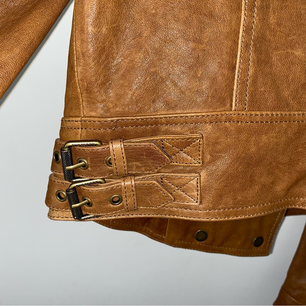 Burberry Brit Iconic Loseley Quilted Leather Jacket - Brown - Picture 8 of 16